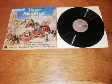 Unser Sheriff ist der Beste Playmobil System 1974 Ariola 25786 XAW Deutsche Pressung G+/VG(Platte läuft einwandfrei durch)